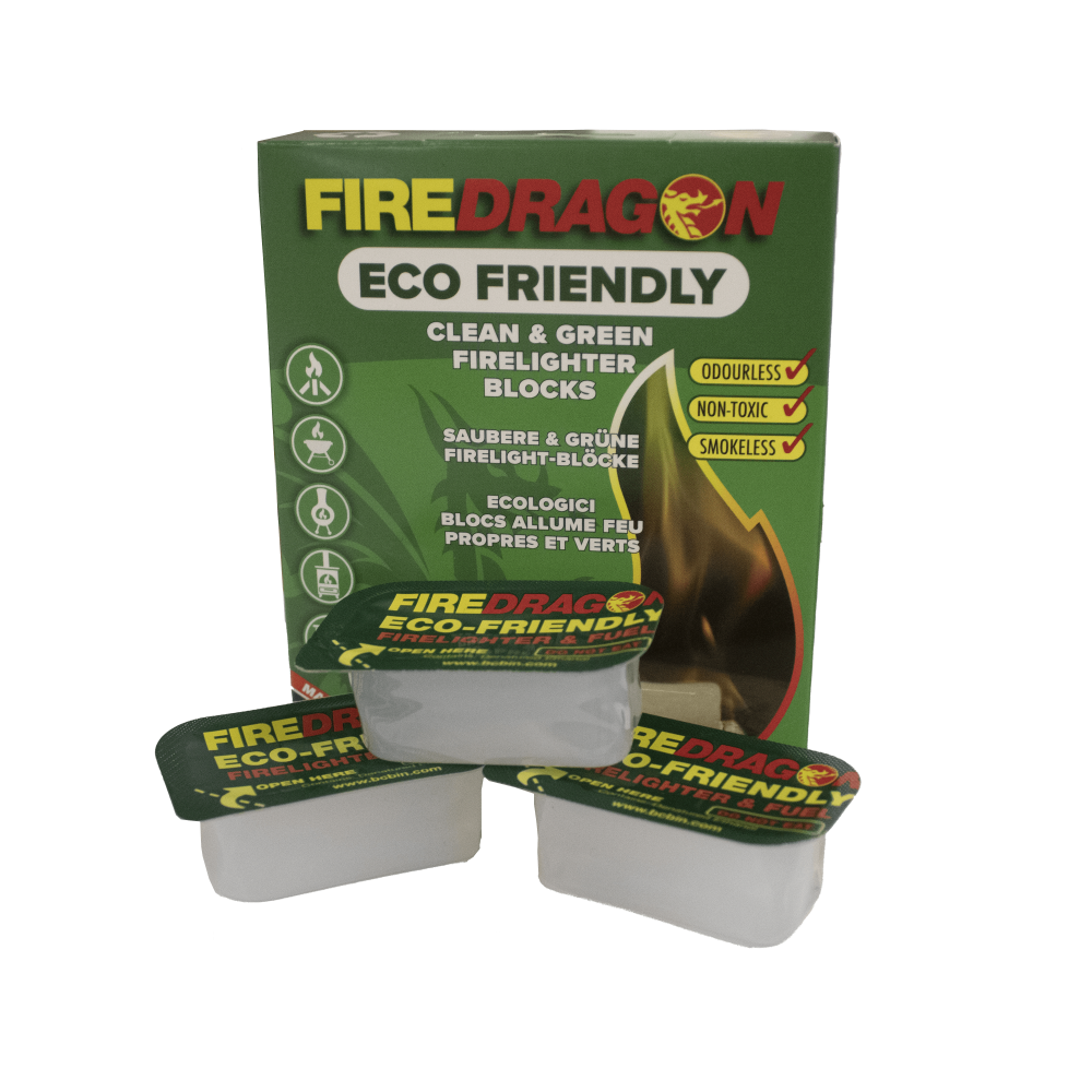 Gel éthanol solide Bcb Firedragon - Allume-feu pour barbecue, réchaud bois,  feu de camp, foyer de cheminée