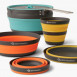 Bol pliable léger en silicone alimentaire Sea to Summit Frontier UL Collapsible Bowl