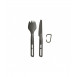 Set de 2 couverts légers Sea to Summit Frontier UL Cutlery Set-Spork & Knife